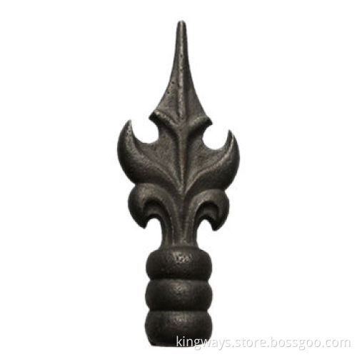 Case iron ornaments of spears